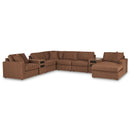 Signature Design by Ashley Modmax 92102S48 8 pc Sectional with Chaise and Audio Consoles IMAGE 1