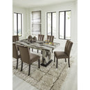 Signature Design by Ashley Jeshina D581D4 Dining Table IMAGE 6