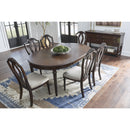  Signature Design by Ashley Lavinton D764-35 Oval Dining Room Extension Table IMAGE 11
