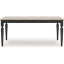  Signature Design by Ashley Brenkerton PCD591-25 Rectangular Dining Room Table IMAGE 2