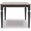  Signature Design by Ashley Brenkerton PCD591-25 Rectangular Dining Room Table IMAGE 3