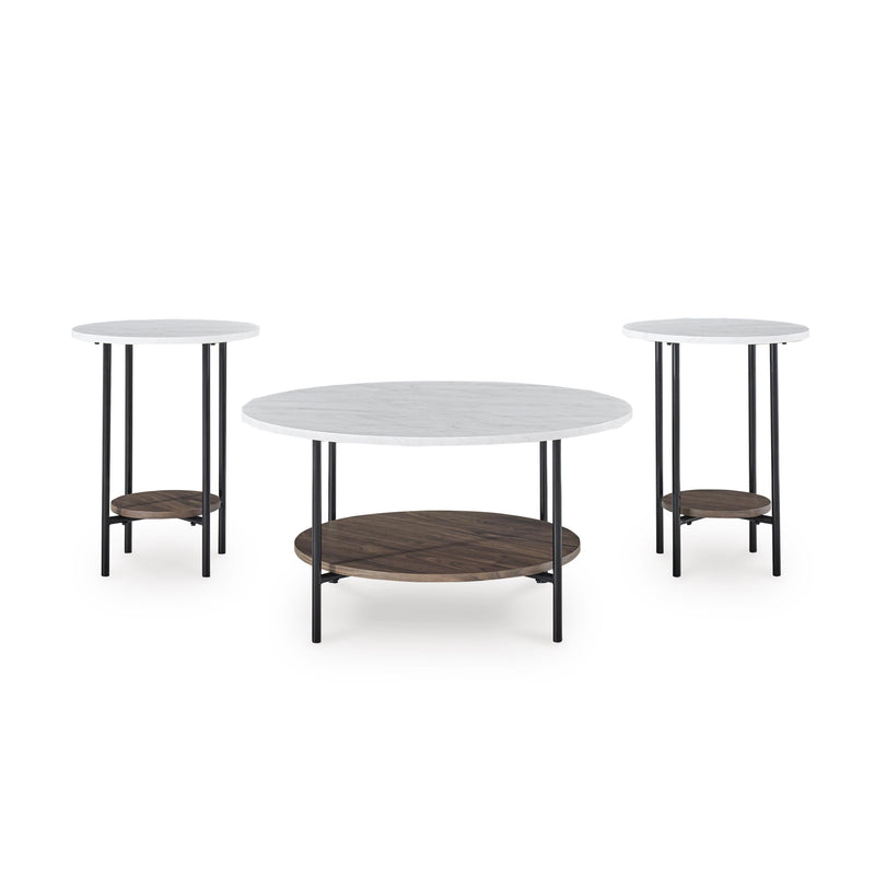  Signature Design by Ashley Wrenwich T167-13 Occasional Table Set IMAGE 2