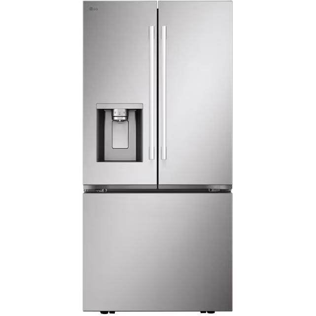 LG 25 cu.ft. 3-Door French Door Refrigerator with Hybrid Handle Design and External Ice and Water Dispenser LF25H6330S IMAGE 1