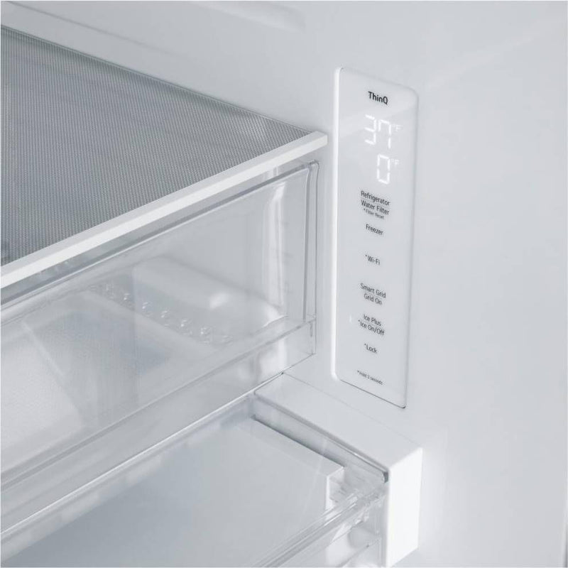  LG 25 cu.ft. 3-Door French Door Refrigerator with Ice and Water Dispenser LF25H6330D IMAGE 9