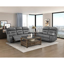 Mazin Furniture Laconia 9629DGY-3PW Power Double Reclining Sofa IMAGE 5
