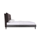  Mazin Furniture Saiya 1962DGK King Bed with Upholstered Headboard, Dark Grey IMAGE 3