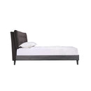  Mazin Furniture Saiya 1962DGQ Queen Bed with Upholstered Headboard, Dark Grey IMAGE 3