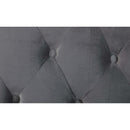  Mazin Furniture Deirdre 1992GYK King Upholstered Platform Bed, Grey IMAGE 4