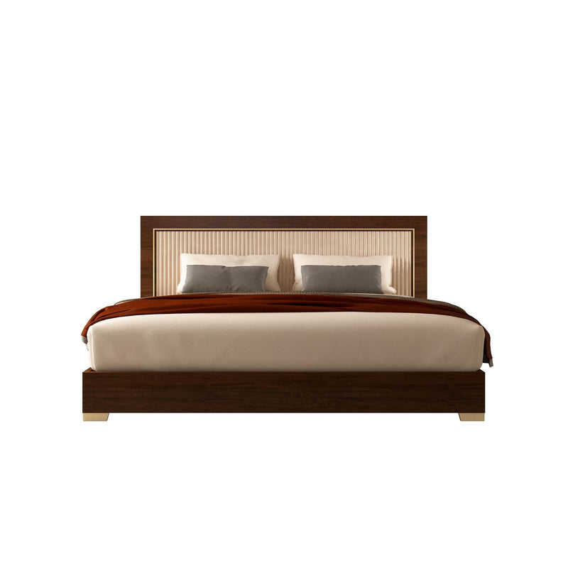  Mazin Furniture Eva EABNOLT02 King Upholstered Bed with Eco Slats IMAGE 1