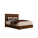  Mazin Furniture Eva EABNOLT05 Queen Panel Bed with LED Headboard & Eco Slats IMAGE 2