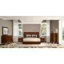  Mazin Furniture Eva EABNOLT05 Queen Panel Bed with LED Headboard & Eco Slats IMAGE 5