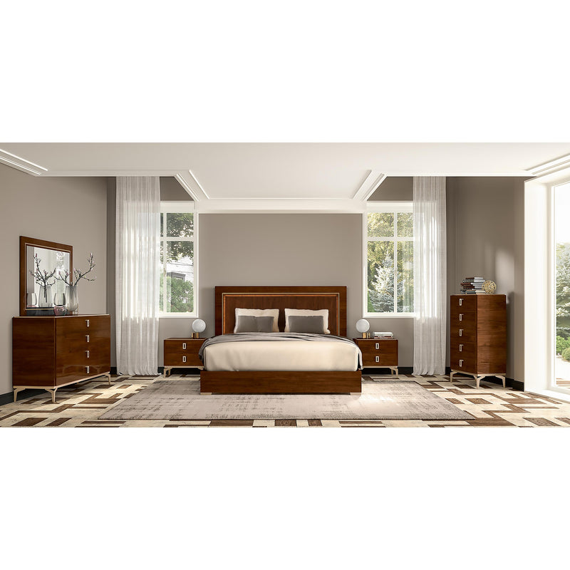  Mazin Furniture Eva EABNOLT06 King Panel Bed with LED Headboard & Eco Slats IMAGE 5