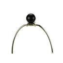 Monarch I 9615 26"H Table Lamp - Black Metal/Ivory Shade IMAGE 6