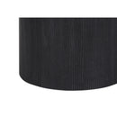  Monarch I 9710 24"H Table Lamp - Black Concrete/Ivory Shade IMAGE 4