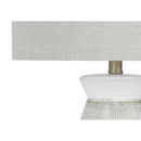  Monarch I 9725 27"H Table Lamp - Grey Ceramic/Grey Shade IMAGE 5