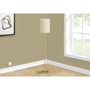  Monarch I 9759 62"H Floor Lamp - Brass Metal/Ivory Shade IMAGE 2