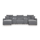  Signature Design by Ashley Modmax 65906S16 5 pc Power Reclining Sectional with Chaise IMAGE 1
