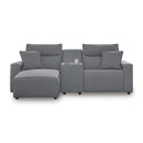  Signature Design by Ashley Modmax 65906S17 3 pc Power Reclining Sectional with Chaise IMAGE 1