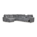  Signature Design by Ashley Modmax 65906S19 6 pc Power Reclining Sectional with Chaise IMAGE 1