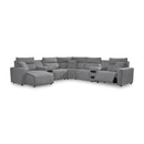  Signature Design by Ashley Modmax 65906S20 7 pc Power Reclining Sectional with Chaise IMAGE 1