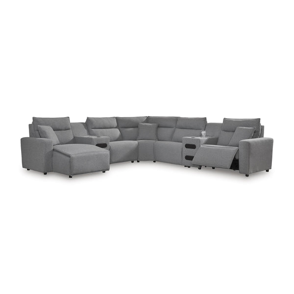  Signature Design by Ashley Modmax 65906S20 7 pc Power Reclining Sectional with Chaise IMAGE 1