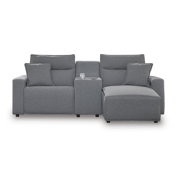  Signature Design by Ashley Modmax 65906S4 3 pc Power Reclining Sectional with Chaise IMAGE 1