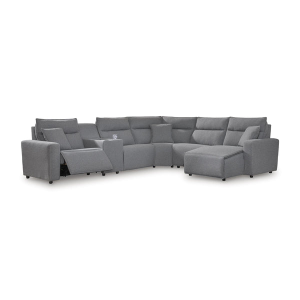  Signature Design by Ashley Modmax 65906S6 6 pc Power Reclining Sectional with Chaise IMAGE 1