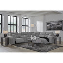  Signature Design by Ashley Modmax 65906S6 6 pc Power Reclining Sectional with Chaise IMAGE 3