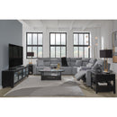  Signature Design by Ashley Modmax 65906S9 7 pc Power Reclining Sectional with Chaise IMAGE 4