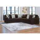  Signature Design by Ashley Midnight-Madness 98104S6 3 pc Sectional IMAGE 1