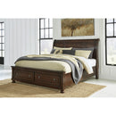  Millennium Porter B697B45 King Sleigh Storage Bed IMAGE 5
