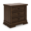  Signature Design by Ashley Taffenbrook B849-93 Three Drawer Night Stand IMAGE 1