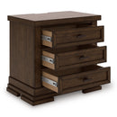  Signature Design by Ashley Taffenbrook B849-93 Three Drawer Night Stand IMAGE 2