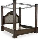  Signature Design by Ashley Maylee B947B10 King Canopy Bed IMAGE 1