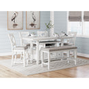  Signature Design by Ashley Robbinsdale D642D7 Counter Height Dining Table IMAGE 14