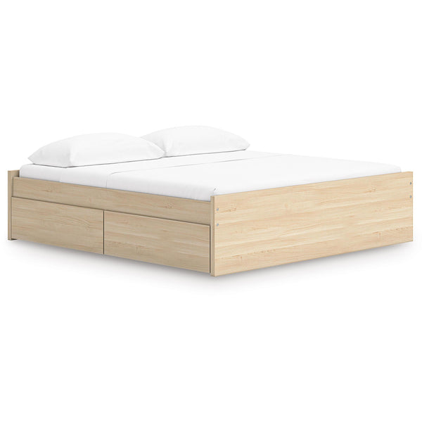  Signature Design by Ashley Onita EB9632B21 King Platform Bed with 2 Side Storage IMAGE 1