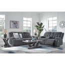  Signature Design by Ashley Observation PC2140596 Double Reclining Power Loveseat with Console IMAGE 9