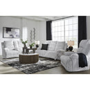  Signature Design by Ashley Rhines Falls PC4280496 Double Reclining Power Loveseat with Console IMAGE 18