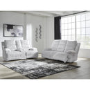  Signature Design by Ashley Rhines Falls PC4280496 Double Reclining Power Loveseat with Console IMAGE 7