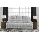 Signature Design by Ashley Rhines Falls PC4280499 Reclining Power Sofa with Drop Down Table IMAGE 5