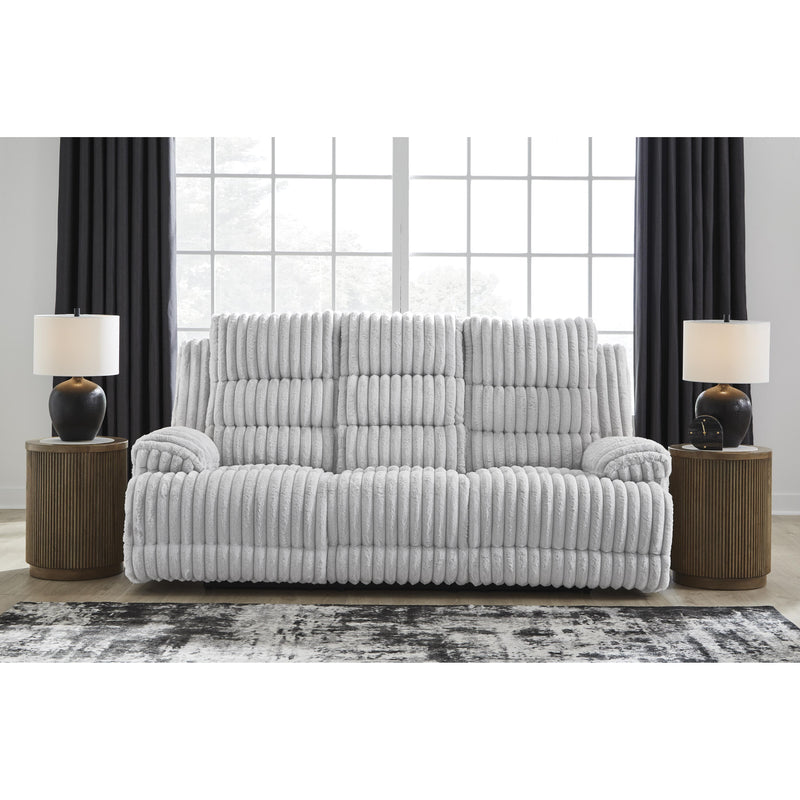  Signature Design by Ashley Rhines Falls PC4280499 Reclining Power Sofa with Drop Down Table IMAGE 5