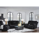 Signature Design by Ashley Rhine Falls PC4280596 Double Reclining Power Loveseat with Console IMAGE 12