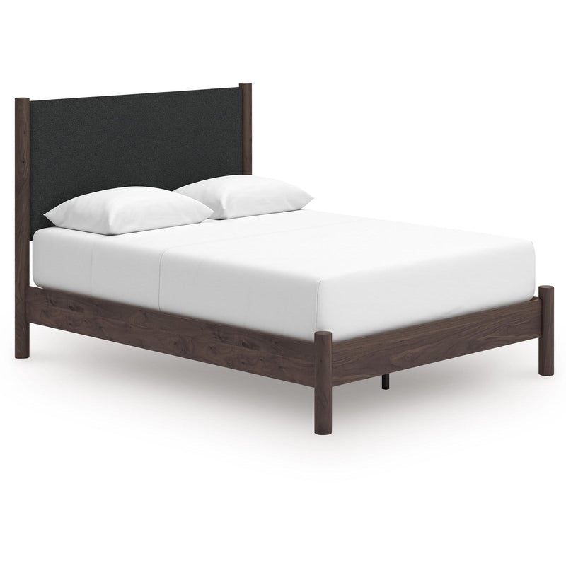  Signature Design by Ashley Pamytta PCB2614B12 Queen Upholstered Panel Platform Bed IMAGE 1