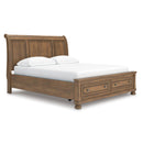  Signature Design by Ashley Feddinger PCB779B9 California King Storage Sleigh Bed IMAGE 1