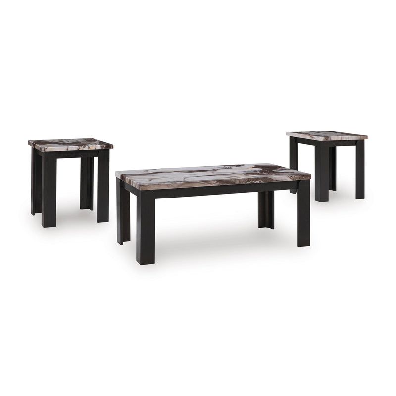  Signature Design by Ashley Jazmore T255-13 Occasional Table Set IMAGE 1