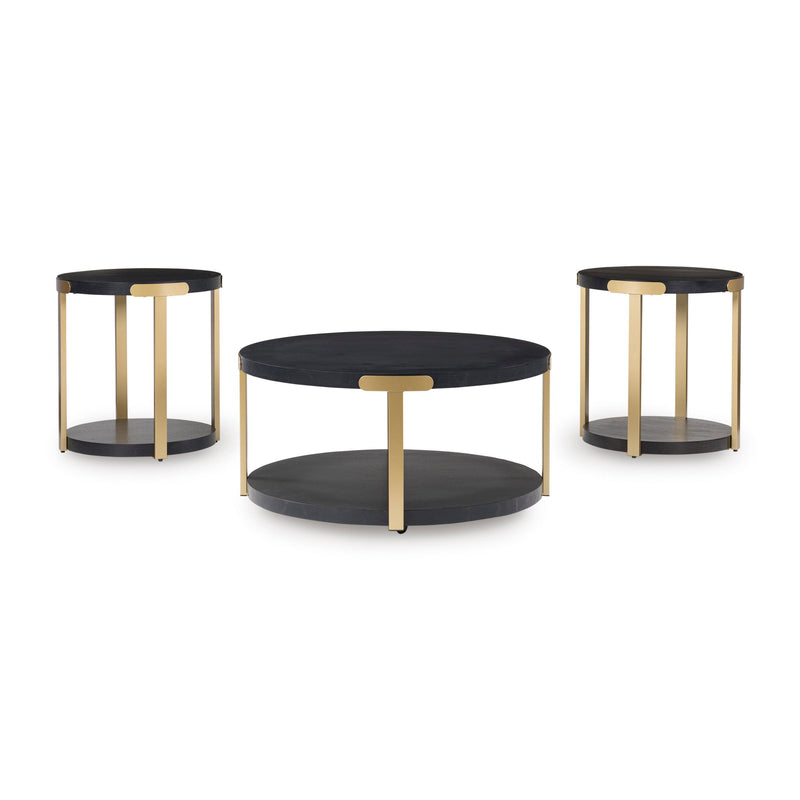  Signature Design by Ashley Shylore T410-13 Occasional Table Set IMAGE 2