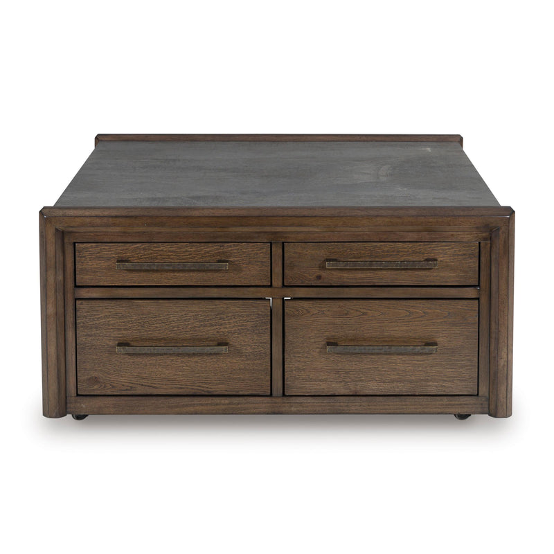  Signature Design by Ashley Kallenny T669-8 Square Cocktail Table IMAGE 3