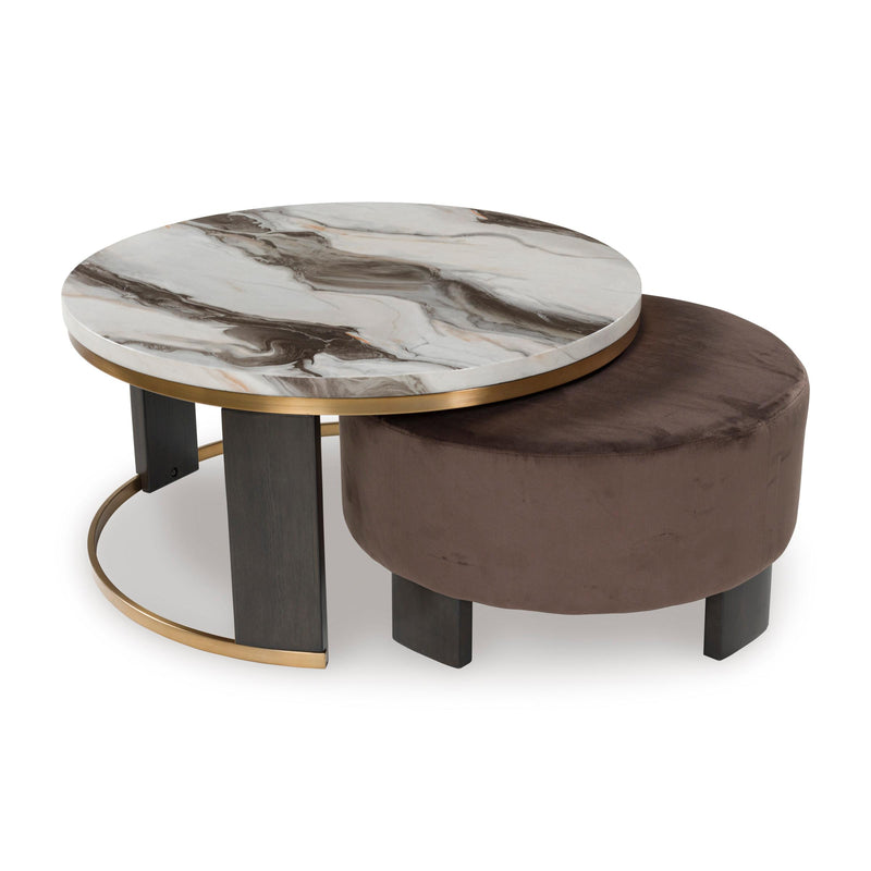  Signature Design by Ashley Jazmore T671-22 Nesting Cocktail Tables IMAGE 1