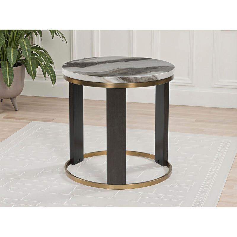  Signature Design by Ashley Jazmore T671-6 Round End Table IMAGE 6