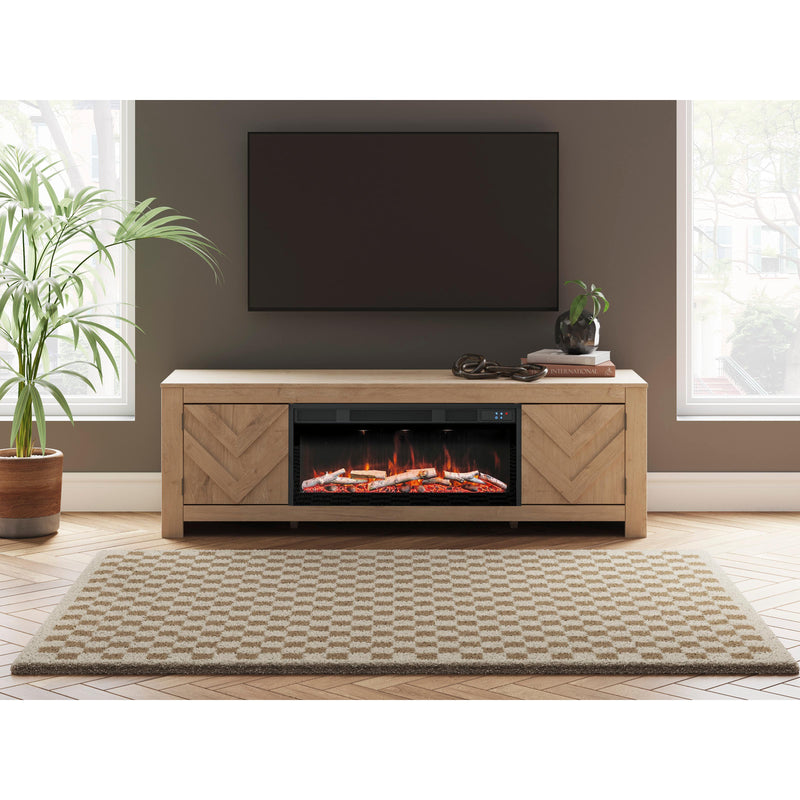  Signature Design by Ashley Cayboni W3787W1 71" TV Stand with Electric Fireplace IMAGE 3